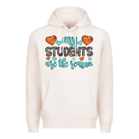 Pale Pink my students are the reason Premium Hoodie - JahusDesignShop