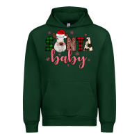 Forest Green Santa baby Cow Urban Hoodie - JahusDesignShop