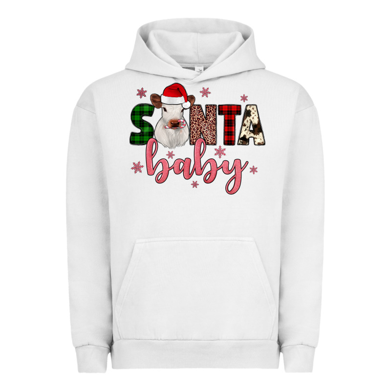 Santa Baby Cow Urban Hoodie by JahusDesignShop | Teevron