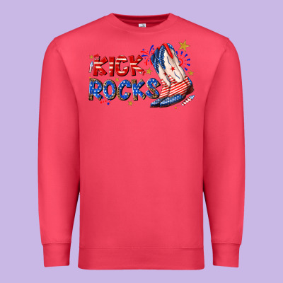 Premium Sweatshirt kick rocks cowboy boots fourth of july