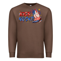 Chestnut kick rocks cowboy boots fourth of july Premium Sweatshirt - texasbilliewilder