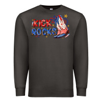 Smoke kick rocks cowboy boots fourth of july Premium Sweatshirt - texasbilliewilder