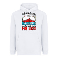 White show me your bobbers and i will show my rod Heavyweight Hoodie - MaliasSmallBusiness