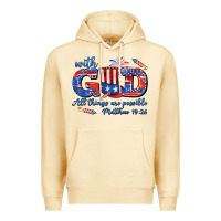 Pina Colada with god all things are possible usa Premium Hoodie - AdoDesignShop