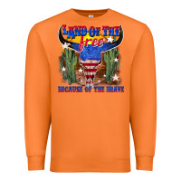 Carrot land of the free because of the brave Premium Sweatshirt - texasbilliewilder
