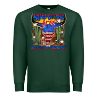 Sports Green land of the free because of the brave Premium Sweatshirt - texasbilliewilder