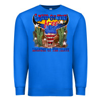 Land Of The Free Because Of The Brave Premium Sweatshirt | Teevron