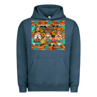 Pigment Midnight Navy western fall gnomes tumbler Urban Hoodie - Artiststas