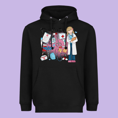 Heavyweight Hoodie stay healthy nurse