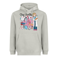 Moon Dust stay healthy nurse Heavyweight Hoodie - MaliasSmallBusiness