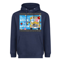 Navy they see me rollin they waitin Heavyweight Hoodie - MaliasSmallBusiness