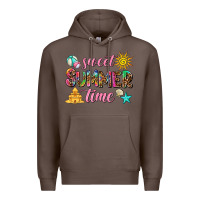 Coffee sweet summer time Premium Hoodie - AdoDesignShop