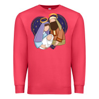 Cardinal holy night jesus birth Premium Sweatshirt - Zillion Design Studio