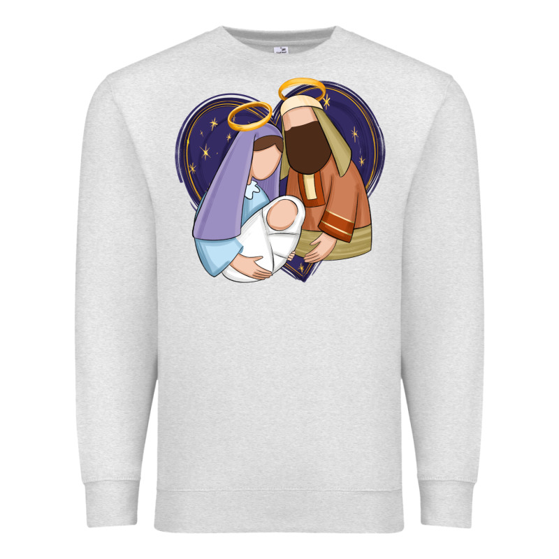 Holy Night Jesus Birth Premium Sweatshirt by Zillion Design Studio | Teevron