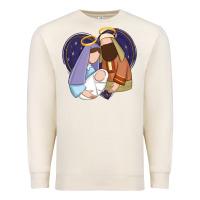 Sandshell holy night jesus birth Premium Sweatshirt - Zillion Design Studio