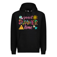 Black sweet summer time Premium Hoodie - AdoDesignShop