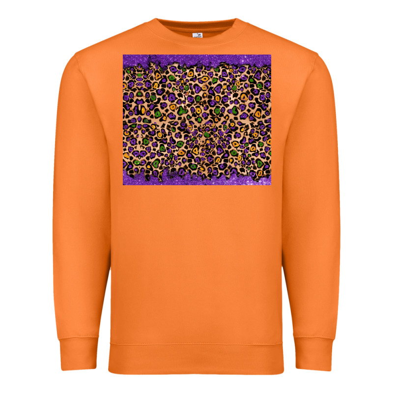 Mardi Gras Leopard Premium Sweatshirt by RanaPortraitStore | Teevron