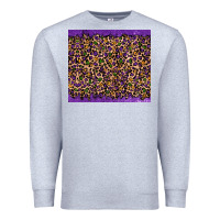 Heather Grey mardi gras leopard Premium Sweatshirt - RanaPortraitStore