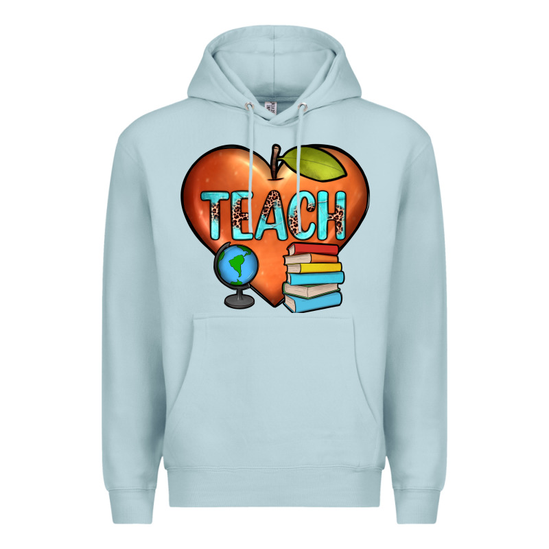 Teach Heart Premium Hoodie by JahusDesignShop | Teevron