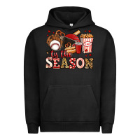 Pigment Black tis the season baseball Urban Hoodie - Jasminsmagicworld