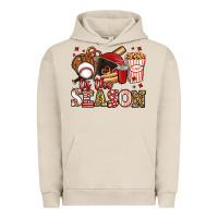 Pigment French Oak tis the season baseball Urban Hoodie - Jasminsmagicworld