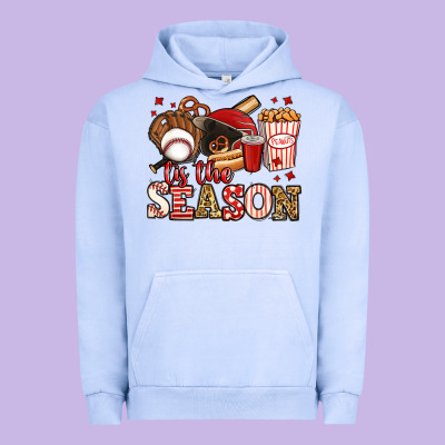 Tis The Season Baseball Urban Hoodie Designed By Jasminsmagicworld