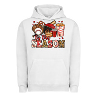 Pigment Lunar Rock tis the season baseball Urban Hoodie - Jasminsmagicworld