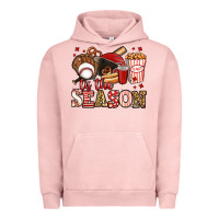 Pigment Salmon tis the season baseball Urban Hoodie - Jasminsmagicworld