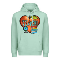 Seafoam teach heart Premium Hoodie - JahusDesignShop