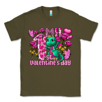 Army Green my first valentine's day dragon Classic Tee - FaDigitalArtStudio