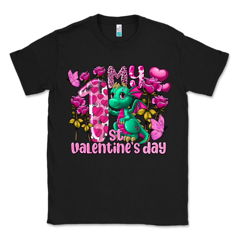 My First Valentine's Day Dragon Classic Tee by FaDigitalArtStudio | Teevron