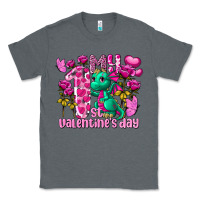Charcoal Heather my first valentine's day dragon Classic Tee - FaDigitalArtStudio