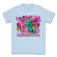 Dusty Blue my first valentine's day dragon Classic Tee - FaDigitalArtStudio
