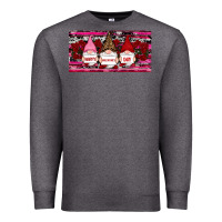 Charcoal Heather Happy valentines day gnomes rose Premium Sweatshirt - RanaPortraitStore
