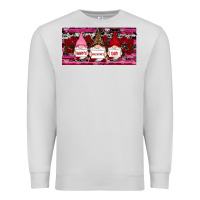 Dove Grey Happy valentines day gnomes rose Premium Sweatshirt - RanaPortraitStore