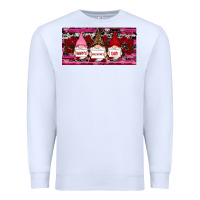 White Happy valentines day gnomes rose Premium Sweatshirt - RanaPortraitStore