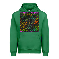 Emerald halloween witch symbols seamless pattern Urban Hoodie - BundleAndBundleShop