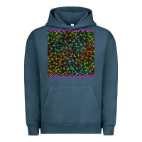 Pigment Midnight Navy halloween witch symbols seamless pattern Urban Hoodie - BundleAndBundleShop