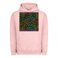 Pigment Salmon halloween witch symbols seamless pattern Urban Hoodie - BundleAndBundleShop