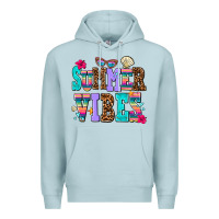 Blue Mist summer vibes Premium Hoodie - AdoDesignShop