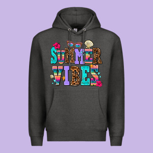 Summer Vibes Premium Hoodie Designed By Adodesignshop