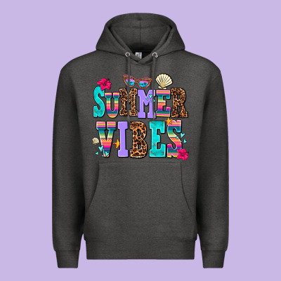 Summer Vibes Premium Hoodie Designed By Adodesignshop