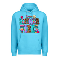 Ocean Blue summer vibes Premium Hoodie - AdoDesignShop