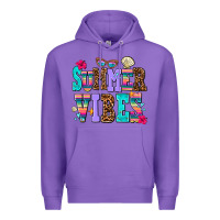 Purple summer vibes Premium Hoodie - AdoDesignShop