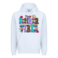 White summer vibes Premium Hoodie - AdoDesignShop