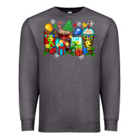 Charcoal Heather autism christmas coffee cups Premium Sweatshirt - Zillion Design Studio