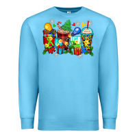 Ocean Blue autism christmas coffee cups Premium Sweatshirt - Zillion Design Studio