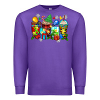 Purple autism christmas coffee cups Premium Sweatshirt - Zillion Design Studio