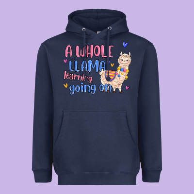 Heavyweight Hoodie a whole llama learning going on
