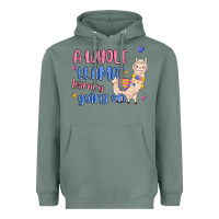 Sage a whole llama learning going on Heavyweight Hoodie - MaliasSmallBusiness